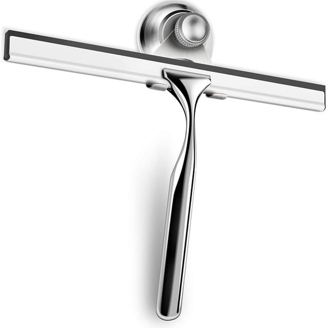 Edelstahl Wischer Glaswischer Wischerwerkzeug Glas Badwischer mit Haken