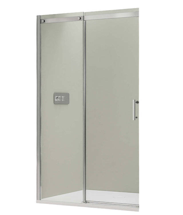 Dusche für Nische Bernstein DX806A flex Nano ESG-Sicherheitsglas 130cm
