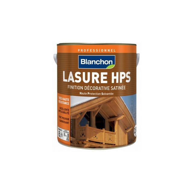 Satinierte Lasur hps 2.5L Blanchon
