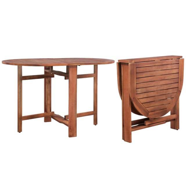 Gartentisch 120x70x74 cm Akazie Massivholz - Vidaxl