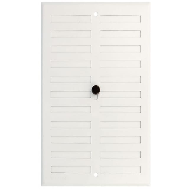 Ms Beschläge - Schiebelüftung Weiß Lüftunsggitter Lüftungsblech Aluminiumgitter 170mm x 190mm