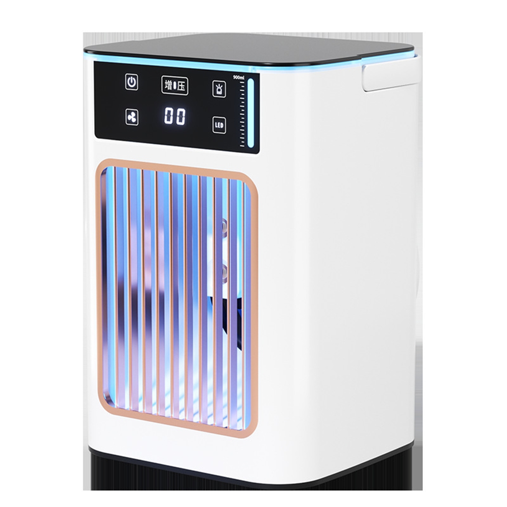 Mini-usb-tischluftkühler Mit Zwei Nebelstufen, Leisem Ventilator, Tragbarem Luftbefeuchter, Preiswertem Kühler, 1 Stück, Weiß