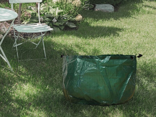 Gartenabfallsack mit Griffen, Kapazität 230 l, ø 80 cm x Höhe 46 cm
