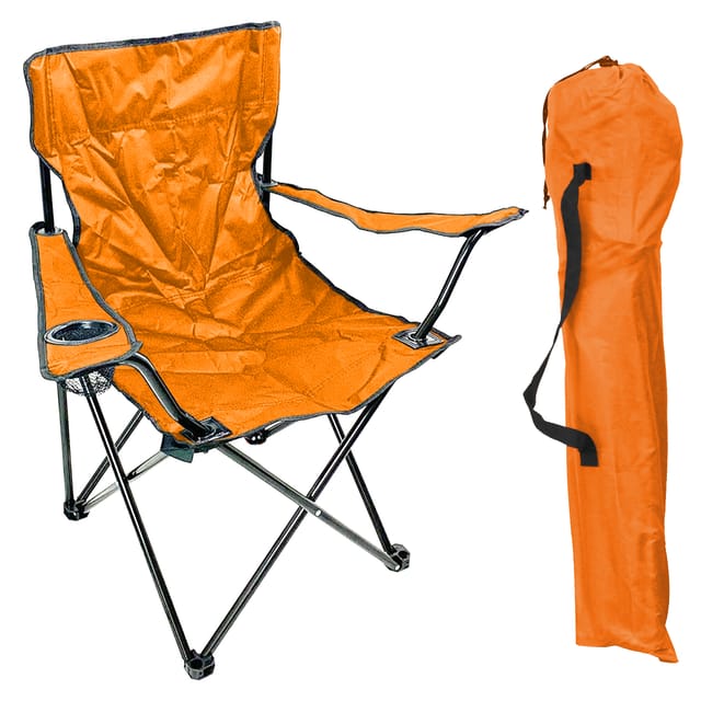 Mojawo - Anglersessel mit Getränkehalter Orange-MPO2468