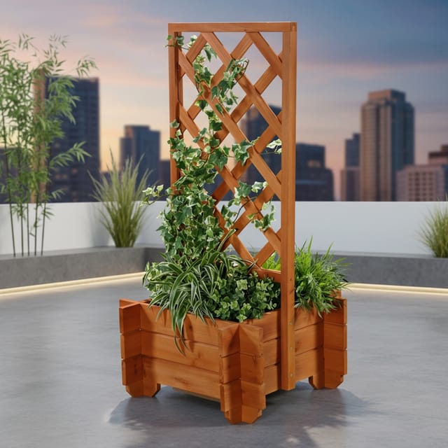Rosenbogen Pflanzkübel Pergola Spalier Rankhilfe Blumenkübel Torbogen Holz