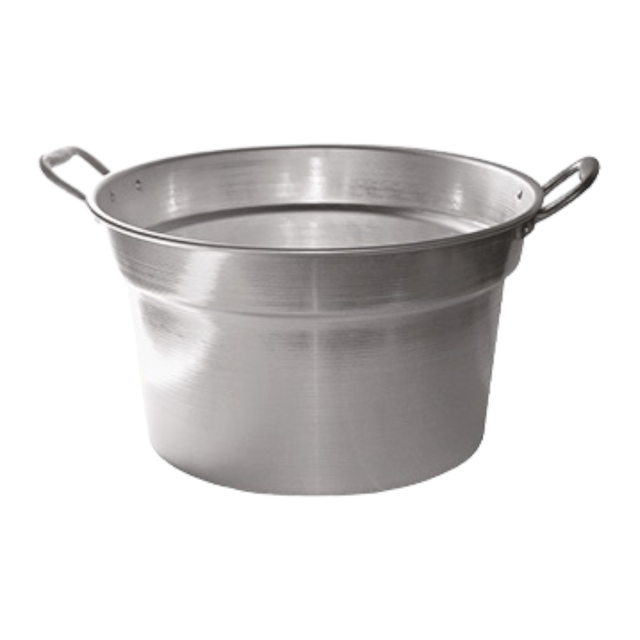 Aluminium -Kessel -Topf zum Kochen von Tomaten behält alle Maßnahmen bei - Ø 28 cm capienza 5 LT - pesante
