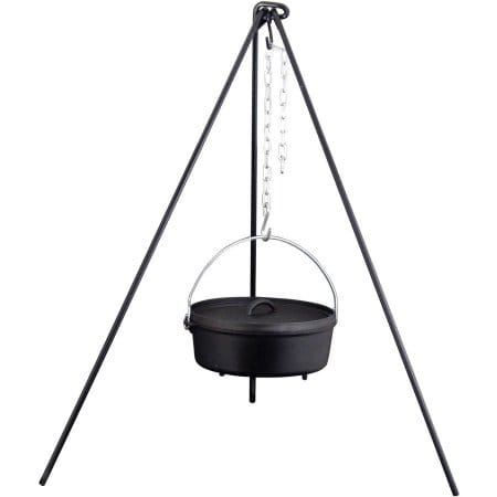 Camp Chef - Feuertopf Dutch Oven Dreibein Tripod 50 Gusseisen Grilltopf Schmortopf
