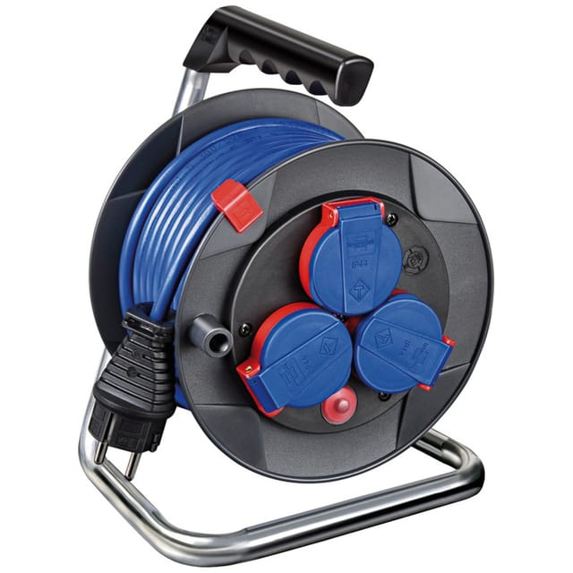 Brennenstuhl - Garant Kompakt IP44 Kabeltrommel 15m AT-N05V3V3-F 3G1,5 blau