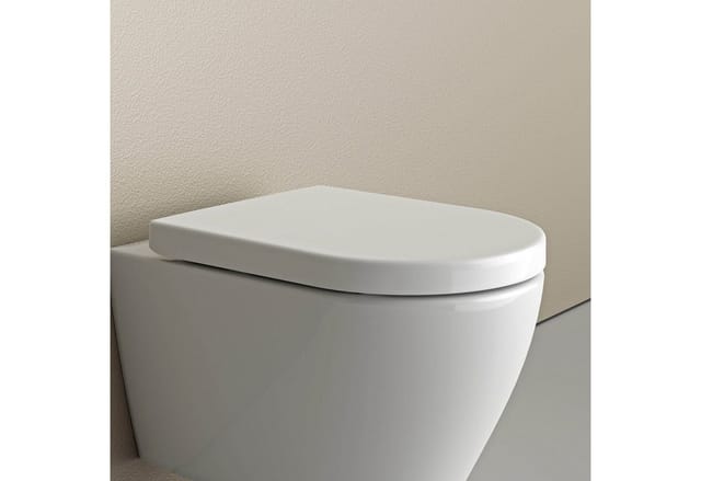 WC-Sitz Bernstein U1002 Softclose Ersatzdeckel Weiß glänzend