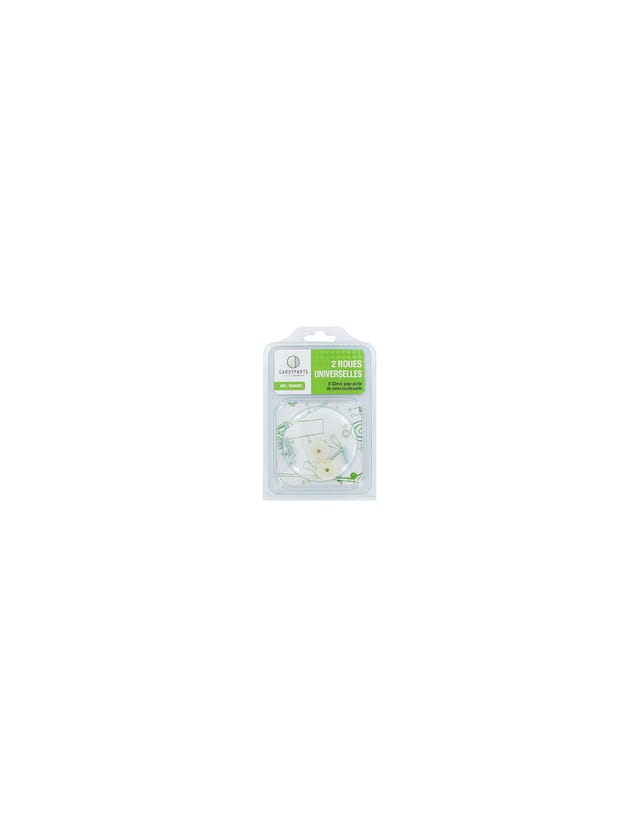 Set aus 2 universellen Rädern ø22mm für Schiebetür.