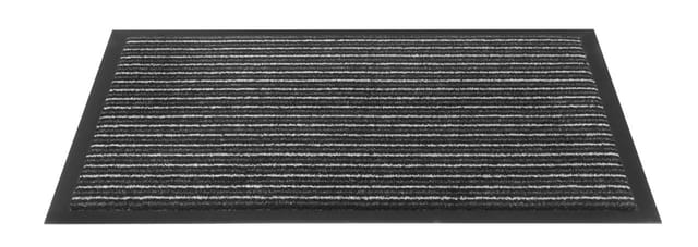 Fußmatte gestreift anthrazit Polypropylen L800xB1200xS5mm