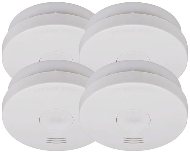 Rauchmelder set, 4x Rauchwarnmelder rm l 3100 - vds 3131 geprüft