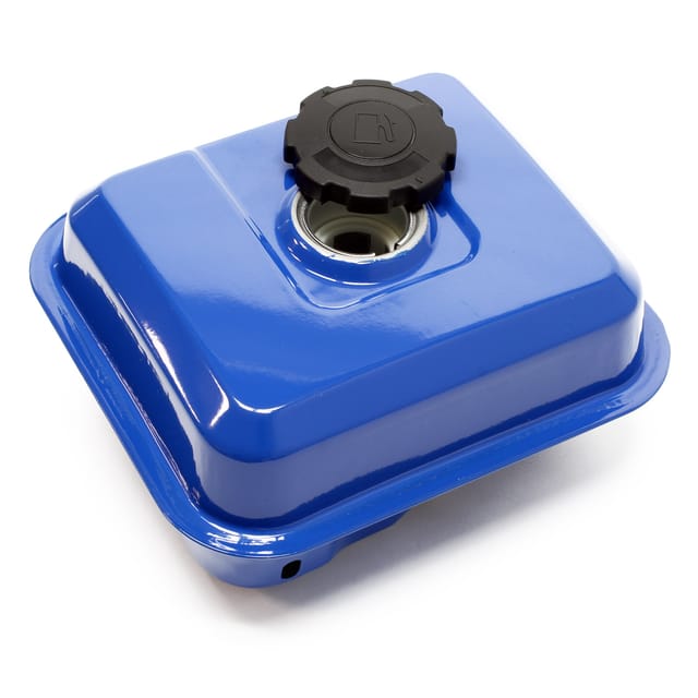 Lifan Ersatzteil für 6,5 ps Benzinmotor Benzintank blau 3,6 l, leistungsstarker 4-Takt Motor, Benzin Motor Hubraum 196 ccm E10 kompatibel