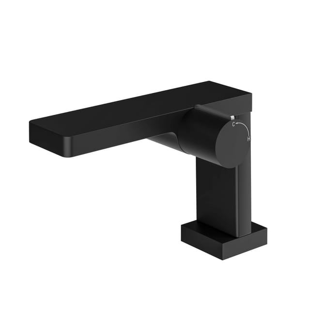 Design Waschtischarmatur Bernstein NT3220B hoher Auslauf Wasserhahn Schwarz