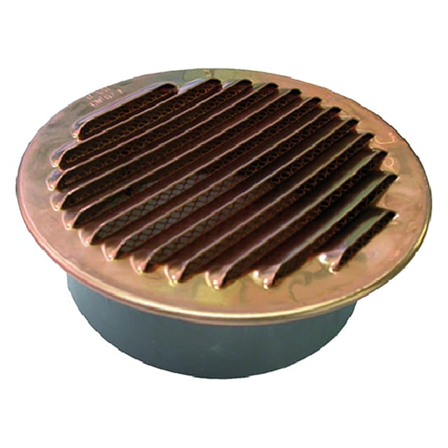 Lüftungsgitter Kupfer 10 cm, Einbau