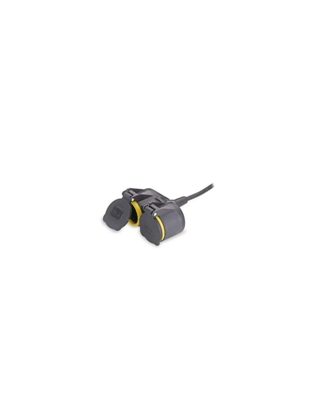 GSC - Doppelstecker mit Kappen zum Crimpen des Kabels IP44 0503302