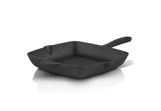 Gusseisen Grillpfanne 26 x 26 cm Gusseisen Bratpfanne - Bbq-toro