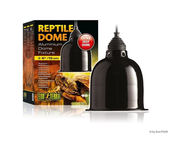 Exo Terra Heizdome für Reptilien Aluminium 15 cm