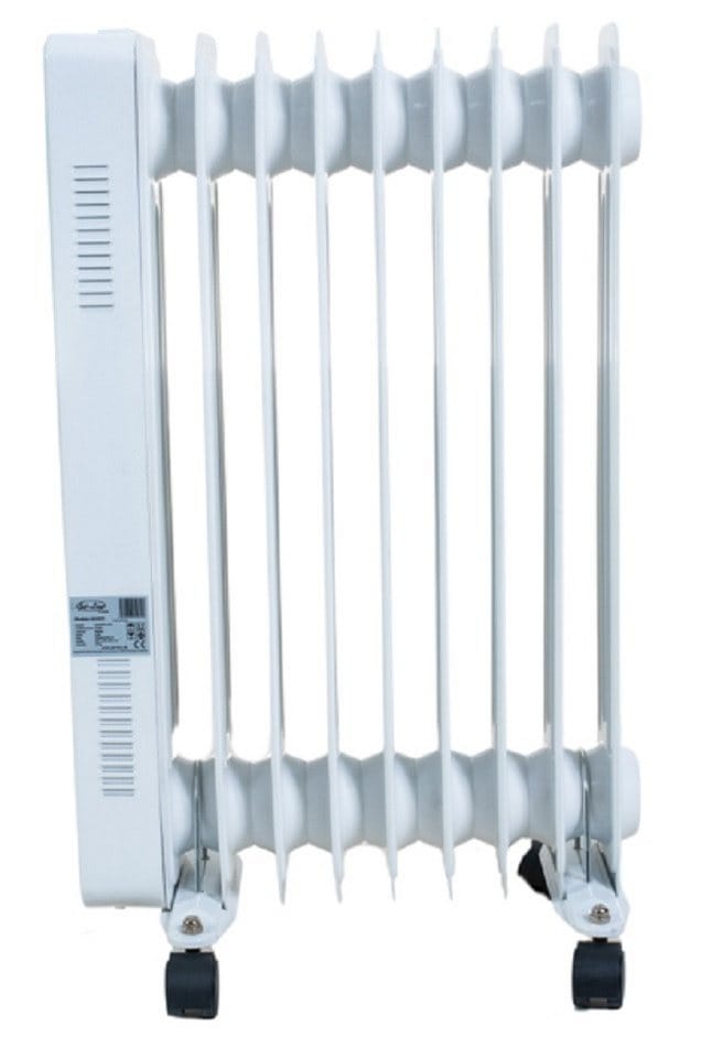 Jet-line - lradiator Öl Radiator Elektroheizung Heizung 9-Rippen 2000 w weiß