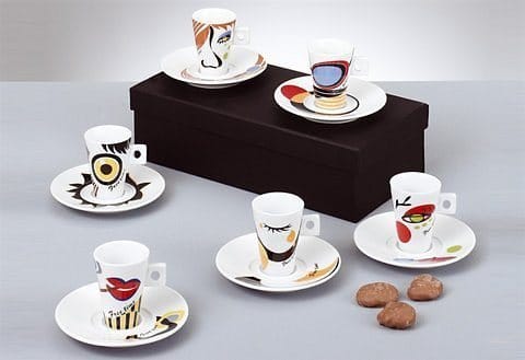 Cappuccinotassen Set 12-teilig Faces - Zeller