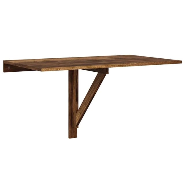 Wand-Klapptisch Räuchereiche 100x60x56 cm Holzwerkstoff - Vidaxl