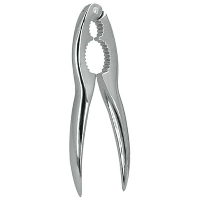 Nussknacker 'Krokki' Aluminium verchromt