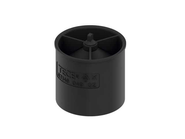 Tece - drainline Geruchsverschluss für Abläufe, schwarz, 660016