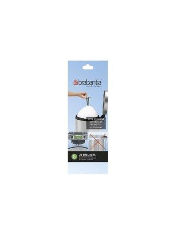 Brabantia - a 3 l A-code Müllsäcke auf Rolle, Kunststoff, Weiß