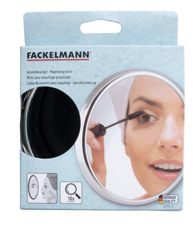 Fackelmann - Kosmetikspiegel tecno, Vergrößerungsspiegel mit 10-fach Vergrößerung'-'61175