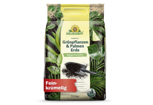 NeudoHum Grünpflanzen & PalmenErde - 3 Liter - Neudorff