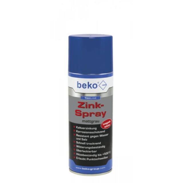 Zink-Spray TecLine mattgrau 400 ml - Beko