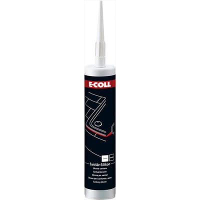 Eu Sanitär Silikon 310ml weiss - E-coll