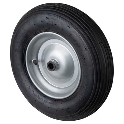 Bs Rollen - Luftrad C90 400 400/100mm Nabenl. 75 Bohr. 20 Rillenprofil