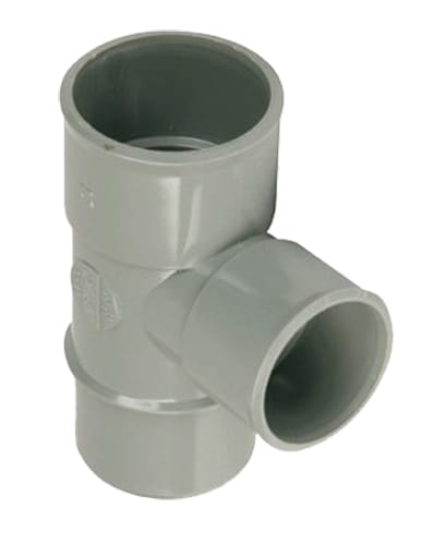 Wavin PVC-Graue Muffe 75 mm Winkel 87°30