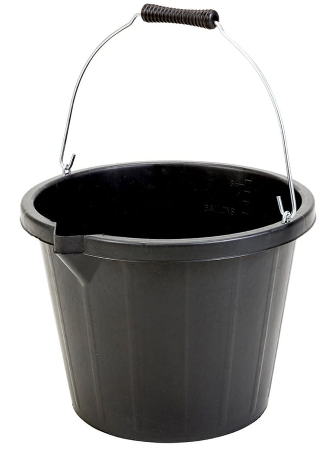 14 Liter Eimer mit Auslauf Putzeimer Farbeimer Malereimer Baueimer