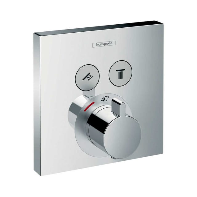 Shower Select - Thermostatarmatur - Unterputz für 2 Verbraucher, verchromt 15763000 - Hansgrohe