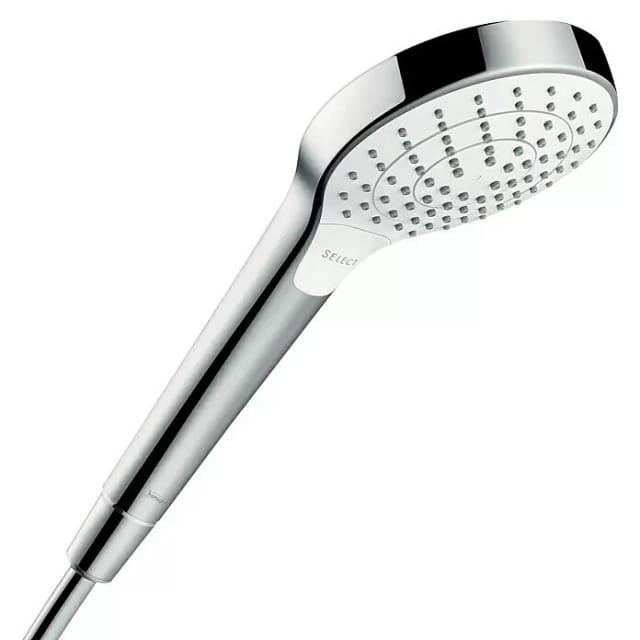 Hansgrohe - Croma Select s - Duschkopf Vario, EcoSmart 9 l/min, weiß / verchromt 26803400