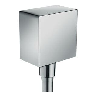 Hansgrohe - Fixfit - Wandanschluss Square mit Rückflussverhinderer, verchromt 26455000
