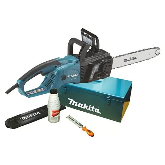 Makita UC3551AK Elektro Kettensäge mit Zubehör 2000 W Schwertlänge 350 mm