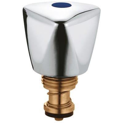 Oberteil ABS-Kronengriff dn 15 Chrom, mit Fettkammer, Rückflussverhinderer - Grohe