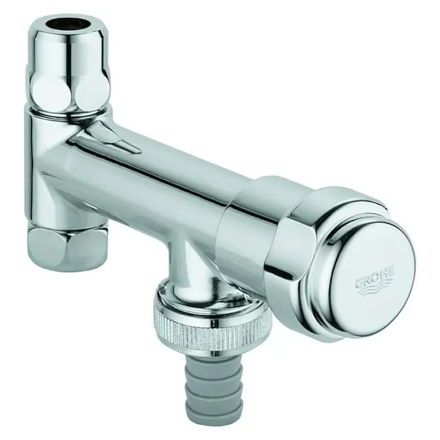 Original was Ventil Eckfix, dn 10, Fettkammer-Oberteil 3/8', Chrom - Grohe