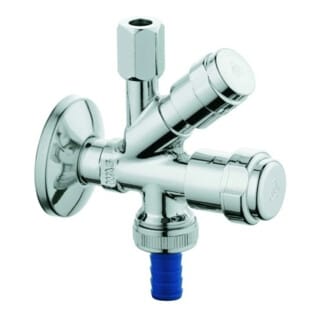 Original was Kombi-Eckventil, dn 10, Wandmontage, Kartuschen-Oberteil, Fettkammer-Oberteil 3/8', rv Typ eb, Chrom - Grohe