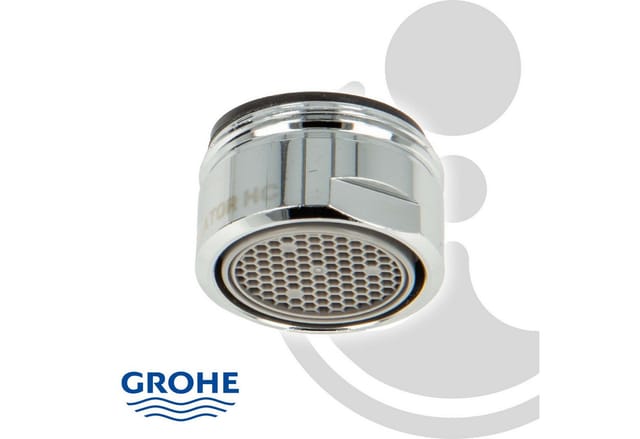 13955000 Spar-Laminarstrahlregler M24x1 ag - verchromt - 8,3 l/min bei 3 bar - Grohe
