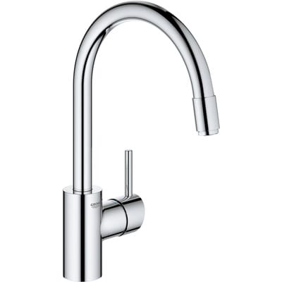 Hans Grohe Spültischarmatur Focus Hoher schwenkbarer Auslauf verchromt 31820000