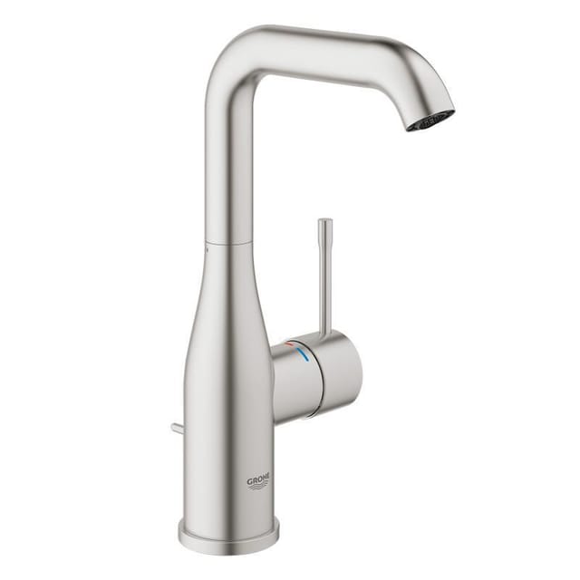 Essence new - Einhand-Waschtischbatterie, 1/2″ L-Size , SuperSteel (32628DC1) - Grohe