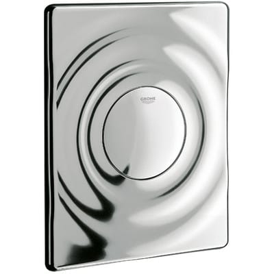 Grohe - WC-Betätigung Surf 37063 156x197mm mit Druckknopfbetätigung chrom