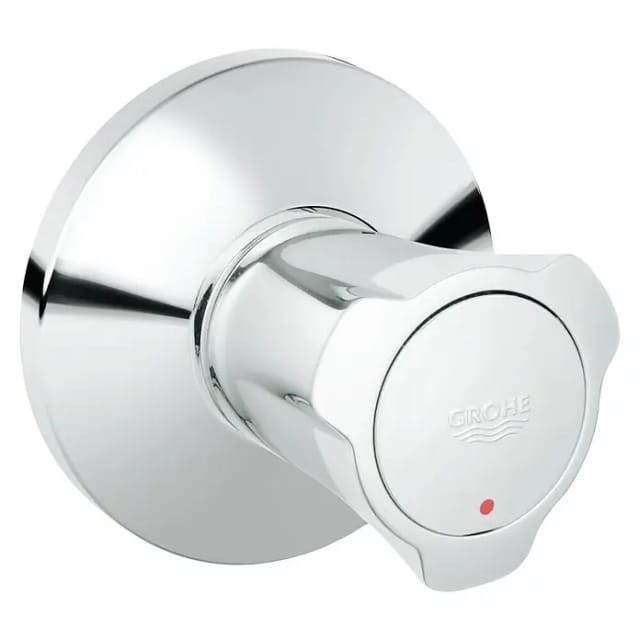 Costa Unterputzventil 19855001 chrom, Markierung rot, mit Schubrosette - Grohe