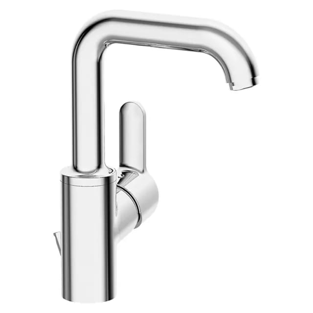 Hansa - Waschtischarmatur primo 49542203 chrom, schwenkbar, mit Ablaufgarnitur