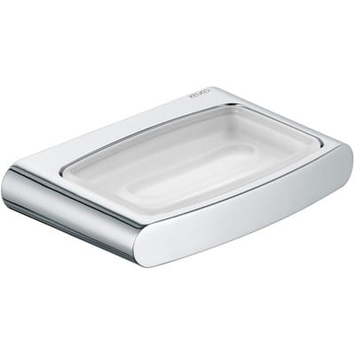 Keuco - Elegance - Seifenschale mit Halter, Glas matt/Chrom 11655019000