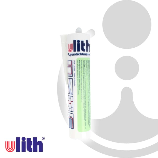 ULITH Acryl Dichtstoff Fugenmasse - weiß - Kartusche mit 300 ml
